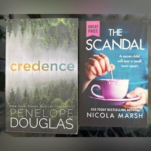 4 books for 10$ Credence and The Scandal